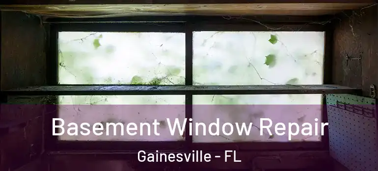  Basement Window Repair Gainesville - FL
