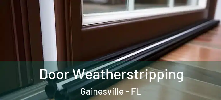  Door Weatherstripping Gainesville - FL