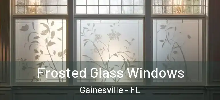  Frosted Glass Windows Gainesville - FL