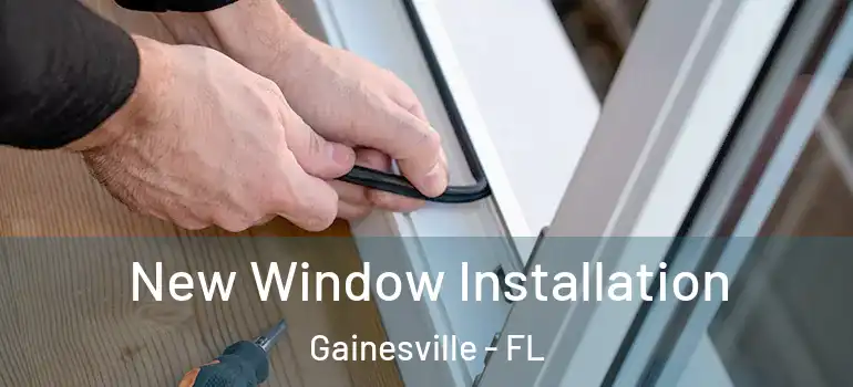  New Window Installation Gainesville - FL