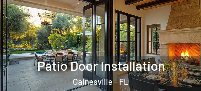  Patio Door Installation Gainesville - FL