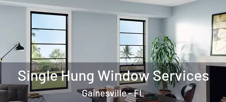  Single Hung Window Services Gainesville - FL