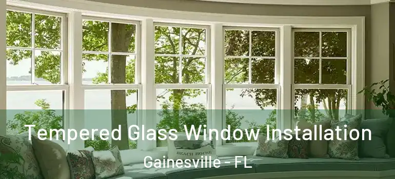  Tempered Glass Window Installation Gainesville - FL