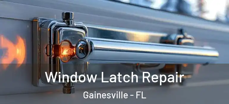  Window Latch Repair Gainesville - FL